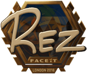 Sticker | REZ (Gold) | London 2018