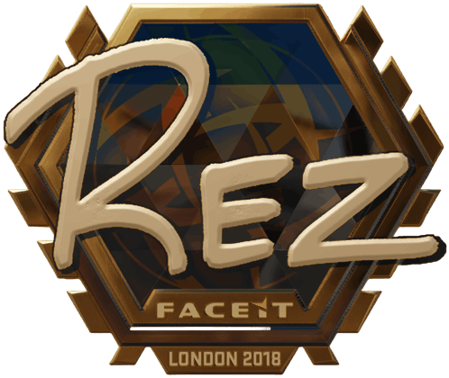Sticker | REZ (Gold) | London 2018