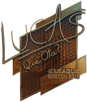 Sticker | LUCAS1 (Vàng) | Boston 2018