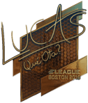 Sticker | LUCAS1 (Gold) | Boston 2018
