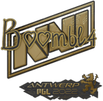 Sticker | Boombl4 (Gold) | Antwerp 2022
