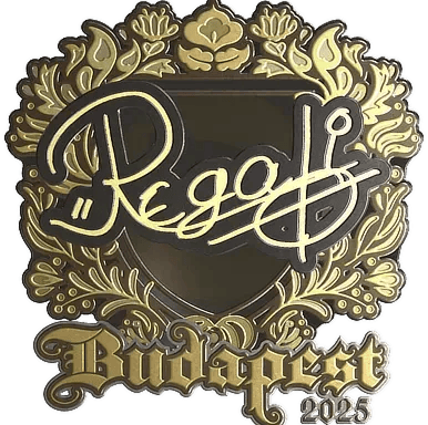 สติกเกอร์ | regali (Gold) | Budapest 2025