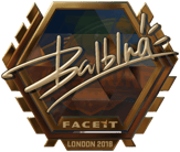 Sticker | balblna (Gold) | London 2018 image