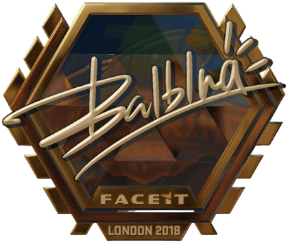 Sticker | balblna (Gold) | London 2018