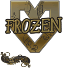 Sticker | frozen (Gold) | Paris 2023 image