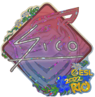 Sticker | Sico (Glitter) | Rio 2022 Sticker | Sico (Glitter) | Rio 2022 image