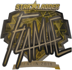 Sticker | flamie (Gold) | Berlin 2019 image