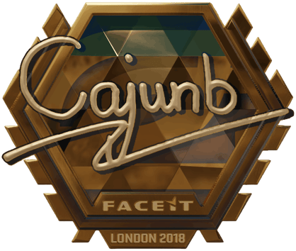 Sticker | cajunb（金色）| 2018年伦敦锦标赛