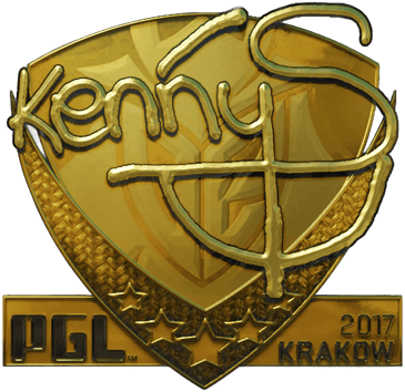 Sticker | kennyS(금박) | 크라쿠프 2017