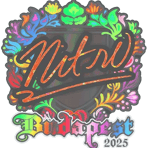 Sticker | nitr0 (Holo) | Budapest 2025