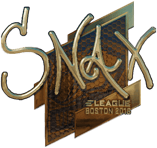 Sticker | Snax (Gold) | Boston 2018