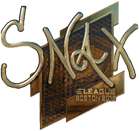 Sticker | Snax (dorada) | Boston 2018
