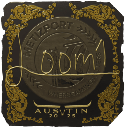 Sticker | L00m1 (dorada) | Austin 2025