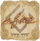 Sticker | efire | Austin 2025 Sticker | efire | Austin 2025 image
