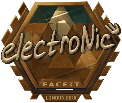 Adesivo | electronic (Oro) | London 2018