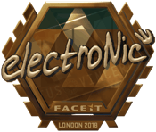 Sticker | electronic (Gold) | London 2018