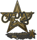 Sticker | Grim (Gold) | Antwerp 2022 image