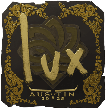 Sticker | lux (Gold) | Austin 2025