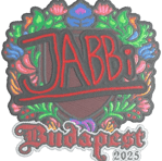 Sticker | jabbi (Embroidered) | Budapest 2025