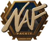 Sticker | NAF (Gold) | London 2018 image