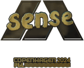 Sticker | sense (Gold) | Copenhagen 2024 image