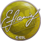 Sticker | flamie | Katowice 2019 image