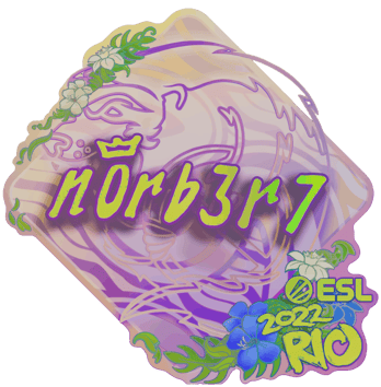 Sticker | n0rb3r7 (โฮโล) | Rio 2022