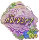 Sticker | n0rb3r7 (Holo) | Rio 2022 Sticker | n0rb3r7 (Holo) | Rio 2022 image