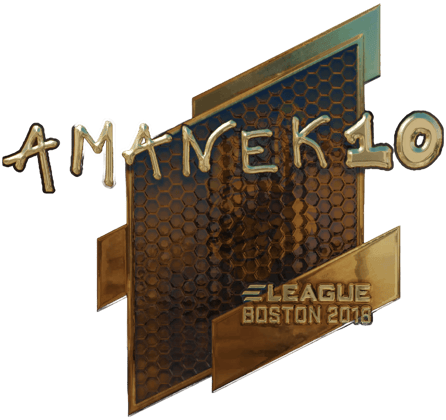 Sticker | AmaNEk (Gold) | Boston 2018