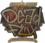 Sticker | DeadFox (Gold) | Berlin 2019