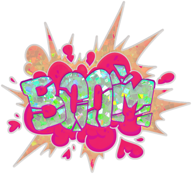 Sticker | Go Boom (scintillant)