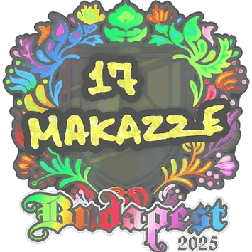 Adesivo | makazze (Olografico) | Budapest 2025