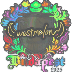Sticker | westmelon (Holo) | Budapest 2025