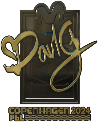 Sticker | dav1g (Oro) | Copenaghen 2024