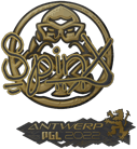 Sticker | Spinx (Gold) | Antwerp 2022 image