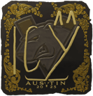 Sticker | ICY (Gold) | Austin 2025 image
