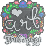 Sticker | arT (Embroidered) | Budapest 2025