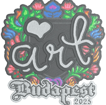 Autocolante | arT (Embroidered) | Budapeste 2025