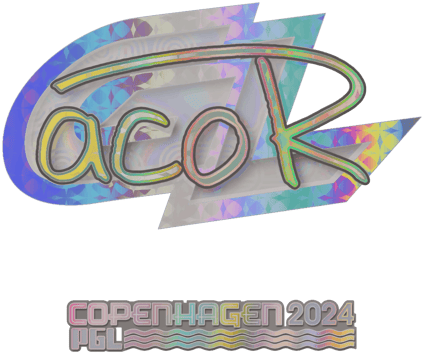 Sticker | acoR (holo) | Copenhague 2024