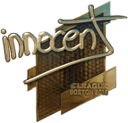 Sticker | innocent (Gold) | Boston 2018 image