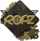 Sticker | ropz (Gold) | Rio 2022 Sticker | ropz (Gold) | Rio 2022 image