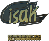 Sticker | isak (Gold) | Copenhagen 2024 image