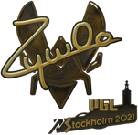 Sticker | ZywOo (Gold) | Stockholm 2021