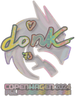 Sticker | donk (Holo) | Copenhagen 2024 image