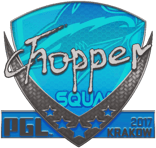 Sticker | chopper | Krakow 2017