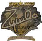 Sticker | ZywOo (Gold) | Berlin 2019 image