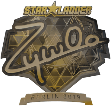 Sticker | ZywOo (ゴールド) | Berlin 2019