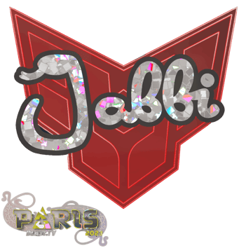 Sticker | jabbi (scintillant) | Paris 2023