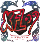 Sticker | xfl0ud (Holo) | Austin 2025 Sticker | xfl0ud (Holo) | Austin 2025 image