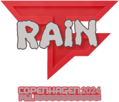 Sticker | rain | Copenhagen 2024
